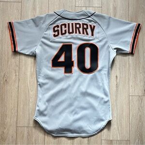 1988 San Francisco Giants Rod Scurry, Pro Jersey Team Issued